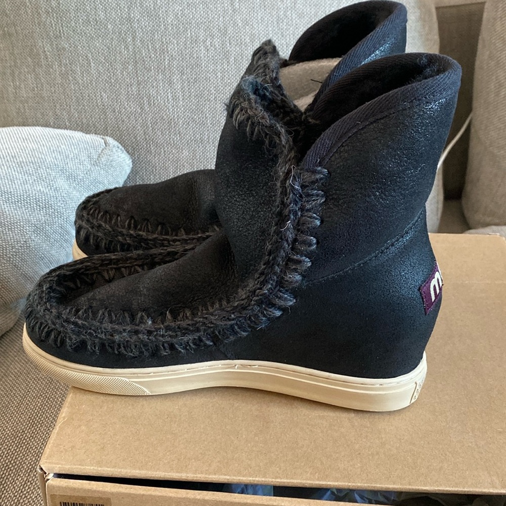 Mou inner wedge sneaker boot. Size 37. Brand new with tags